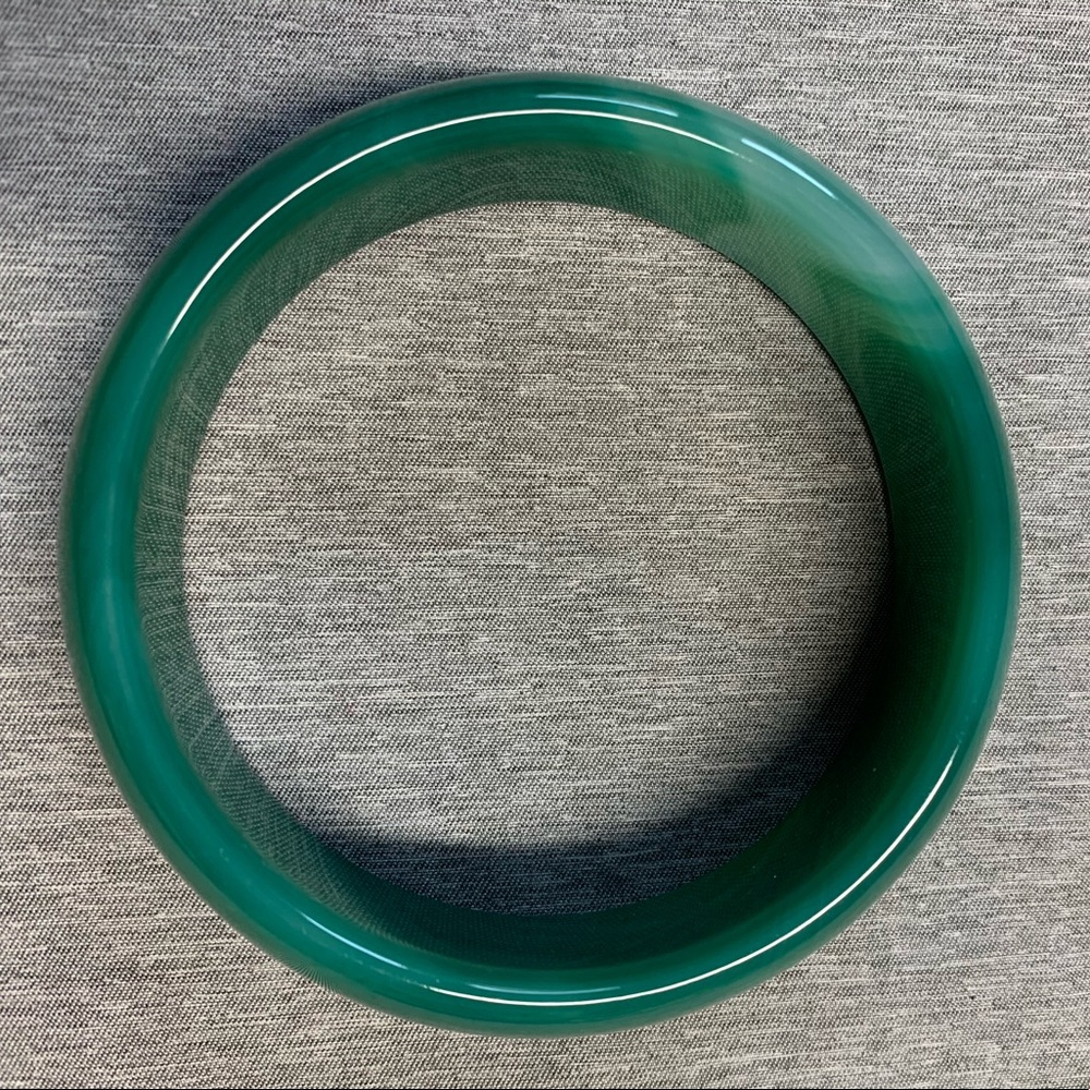 Deep Green Jade Bracelet